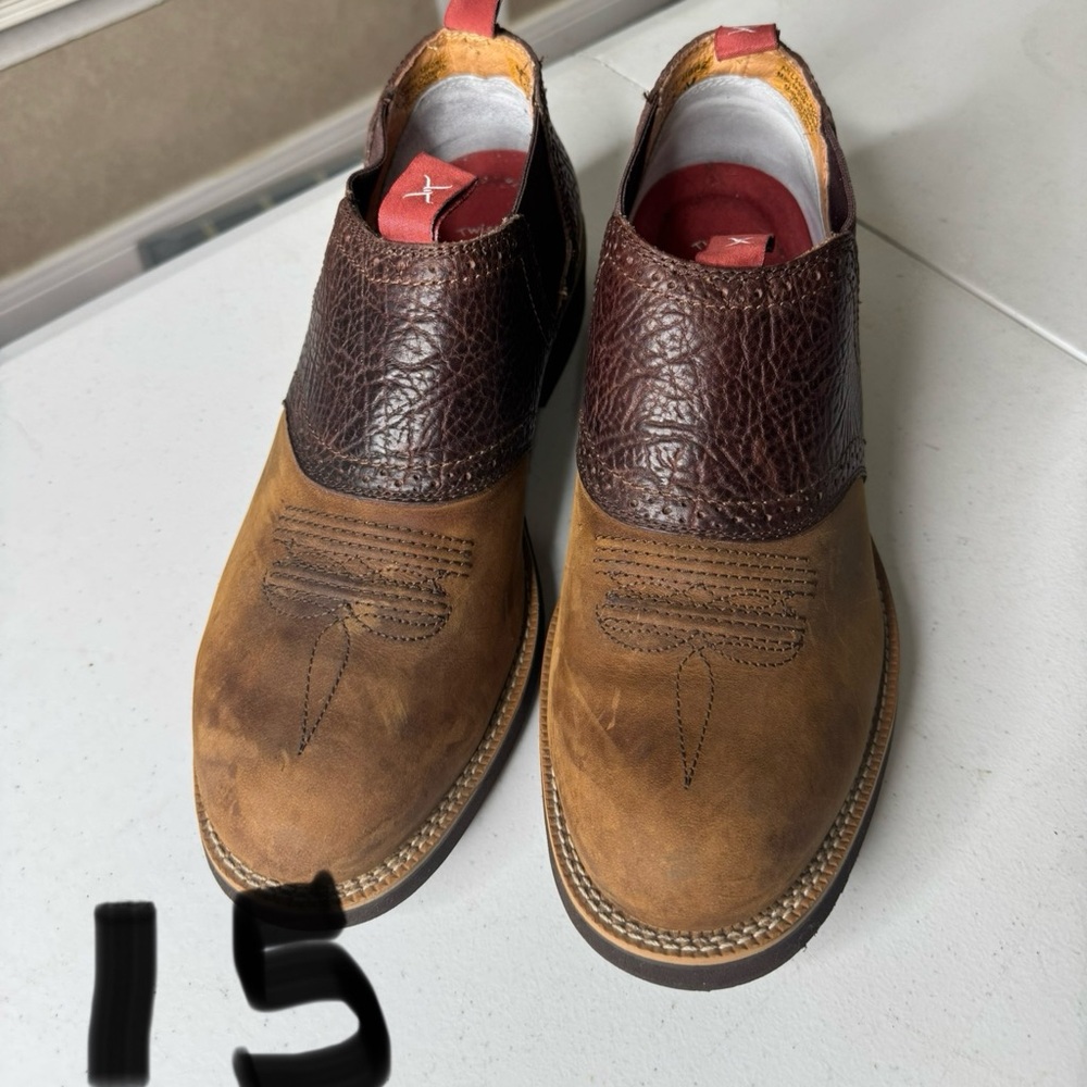 Ariat Men's Brown Leather Shoes 11.5